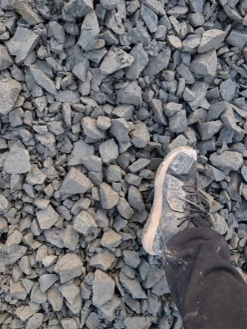 0–3 inch Crushed Rock material sample