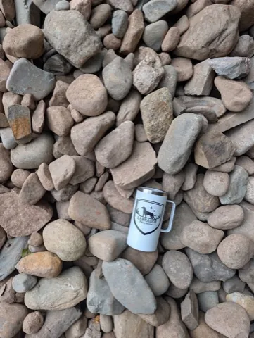 Brown Tone River Rock — 2–6 inch material sample