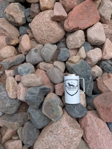 Over Size Tidal River Rock material sample