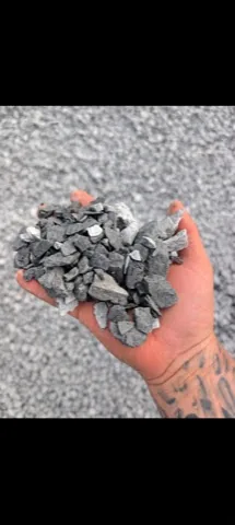 1 inch clean stone material sample