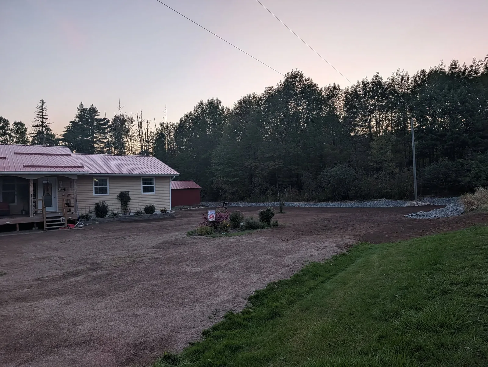 Completed backyard extension and drainage work